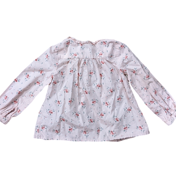 2T OshKosh B'Gosh Toddler Girl Pink Floral Blouse - Picture 4 of 4